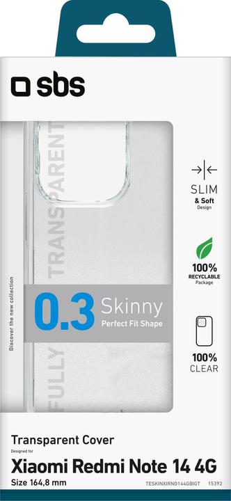 Image du produit SBS Schutzhülle (Xiaomi Redmi Note 14)