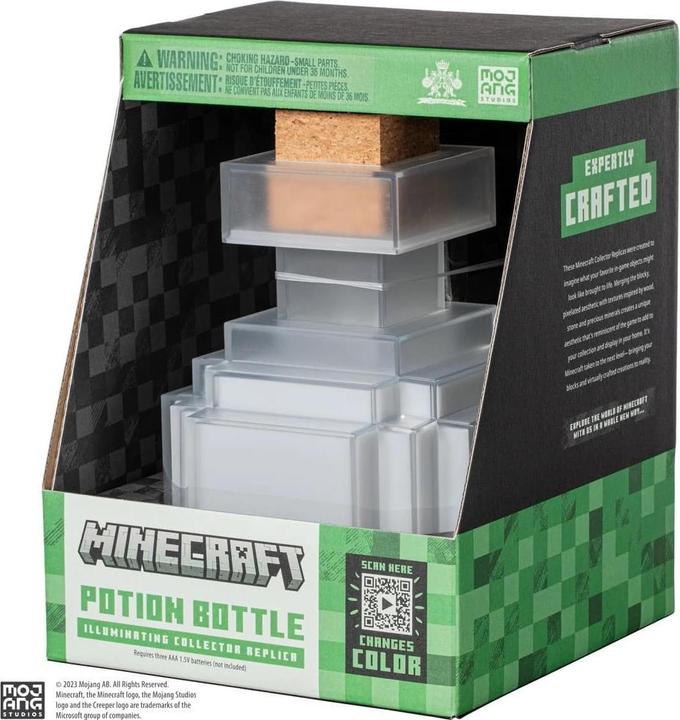 Produktbild Noble Collection Minecraft Replik Illuminating Potion Bottle