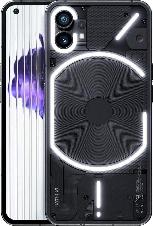 Produktbild Nothing Phone (1) (8GB) (128 GB, Schwarz, 6.55", Dual SIM, 50 Mpx, 5G)