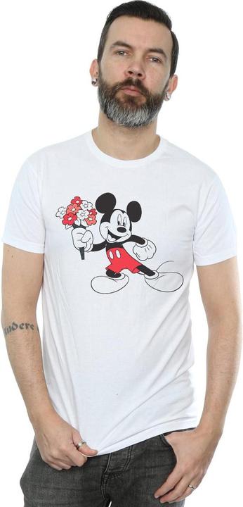 Immagine prodotto Disney Mickey Mouse Flowers Maglietta Uomo (3XL)