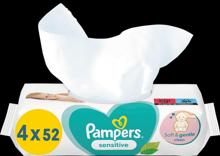 Actual product image Pampers Sensitive (208 Piece)