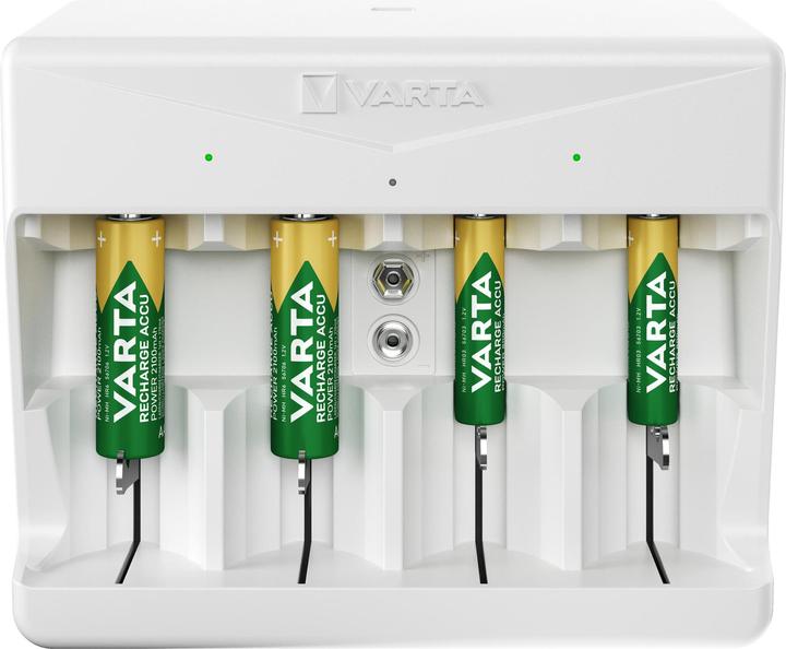 Immagine prodotto Varta Caricabatterie universale (1 pz., D, AAA, AA, C, 9V Block, 1600 mAh, Caricabatterie senza batteria)