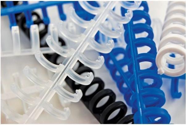 Actual product image GBC Plastic binding spines ClickBind