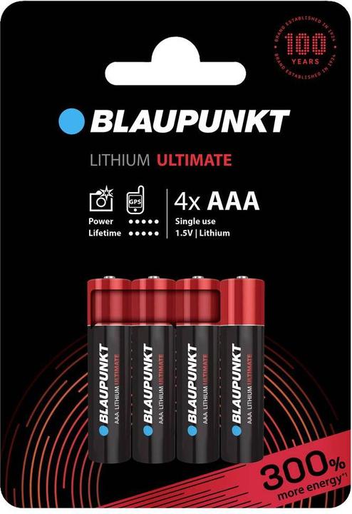 Produktbild Blaupunkt Ultimate Lithium 4x LR03 (AAA) (4 Stk., AAA)