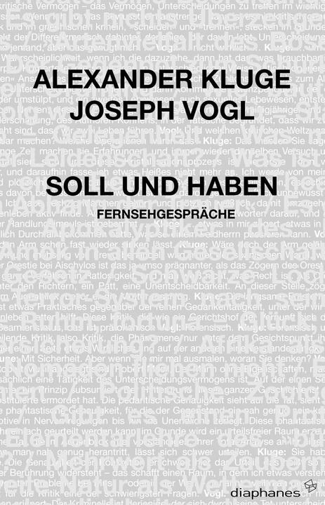 Produktbild Soll und Haben (Deutsch, Kluge, Alexander/Vogl Kluge, 2009)