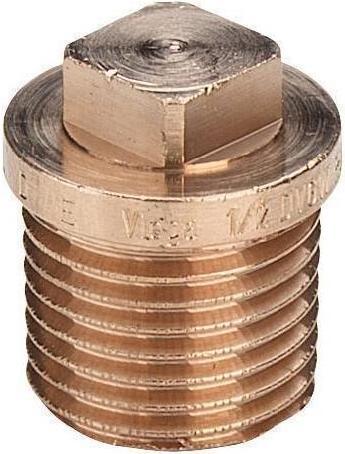 Produktbild Viega Stopfen 3290 R 3/4, Rotguss, Vierkant, Aussenrand