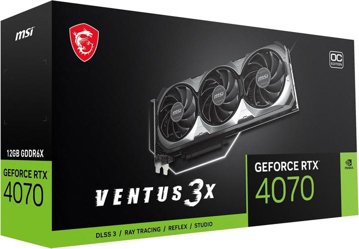 Image du produit MSI GeForce RTX 4070 VENTUS 3X OC (12 Go)