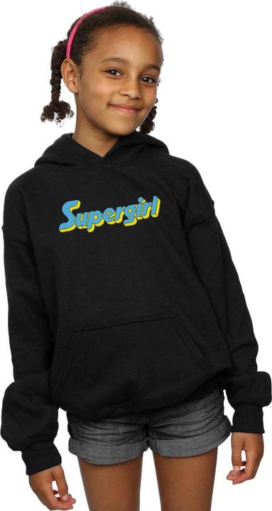 Image du produit - Sweat à capuche SUPERGIRL TEXT LOGO - Fille (116)