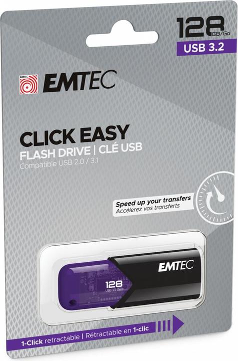 Image du produit Emtec B110 Click Easy (128 Go, USB-A)