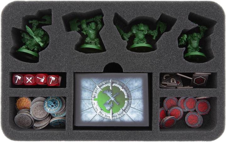 Actual product image Feldherr LBM18 - Storage box FSLB150 for 6 Warhammer Underworlds Shadespire warbands (Foam material)
