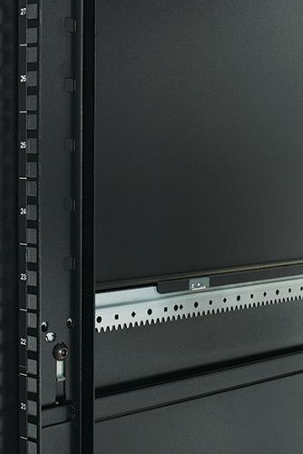 Actual product image APC NetShelter SX - Cabinet - Black - 48U - 48.3 cm (19") (48 RU, 19 inch rack)