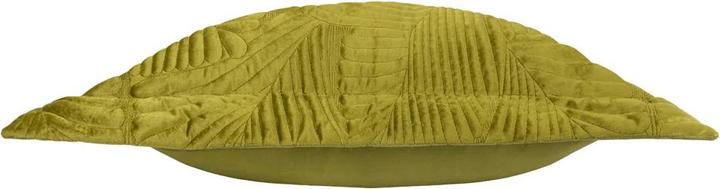 Actual product image Palmeria Velvet Quilted Cushion Cover (60 x 60 cm)