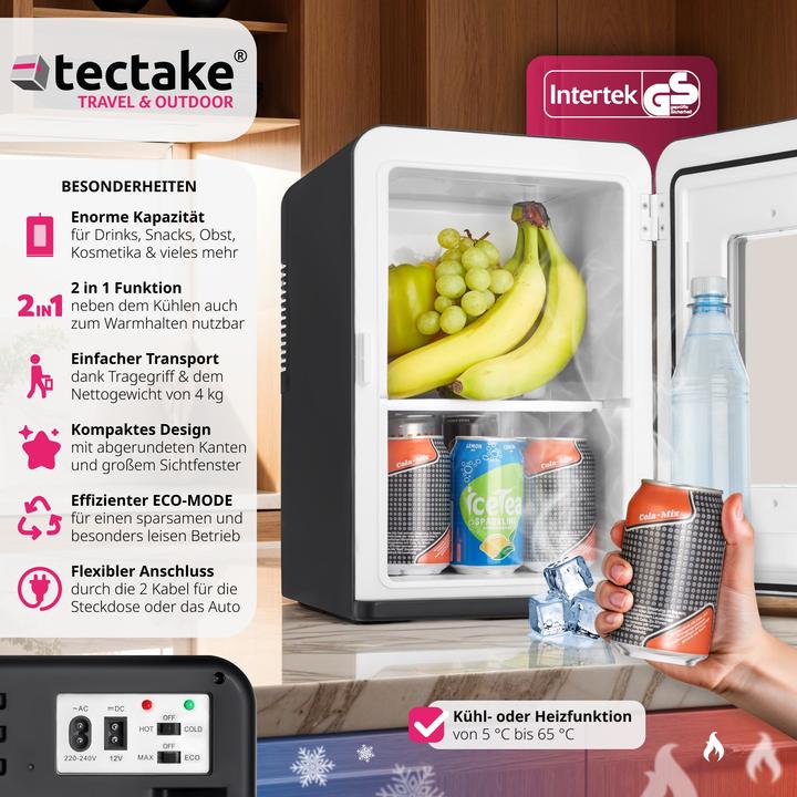 Produktbild tectake Tragbarer Mini-Kühlschrank (14 l)