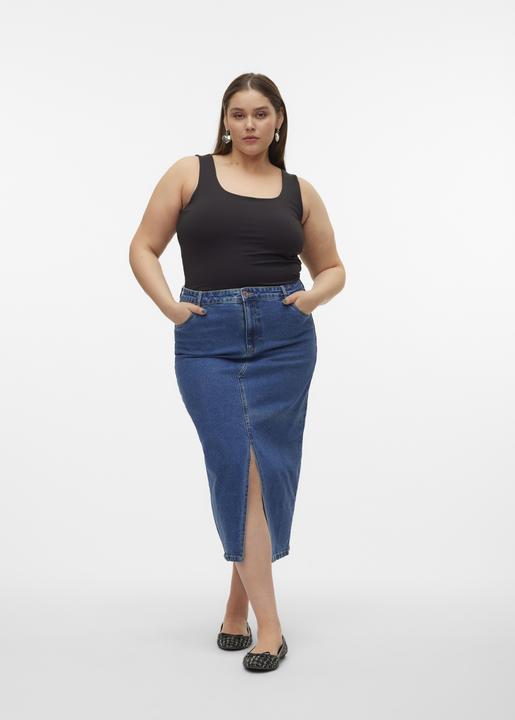 Produktbild Vero Moda VMCVERI Hohe Taille Langer Rock Jeansrock (50)