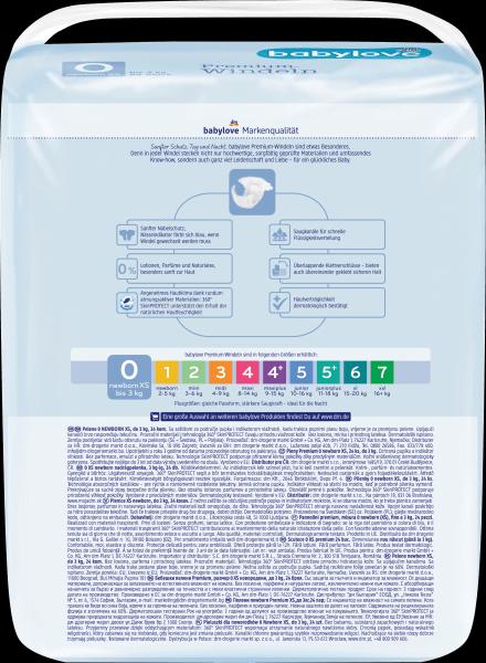 Actual product image dm babylove Premium-Windeln (Size 0, Pack, 24 Piece)