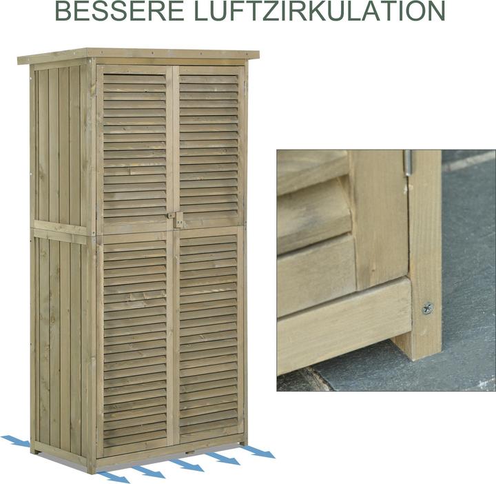 Actual product image Outsunny Tool shed