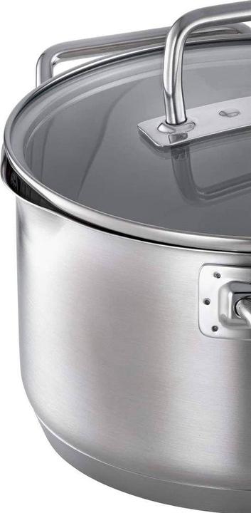 Actual product image Rösle EXPERTISO 4-piece steel grey saucepan set (24 cm, Pan set + pot set)