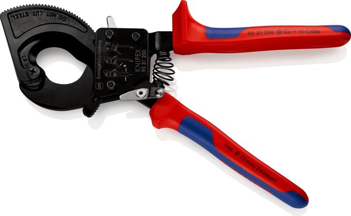 Knipex Kabelschaar (ratelprincipe) 95 31 250 (250 mm)