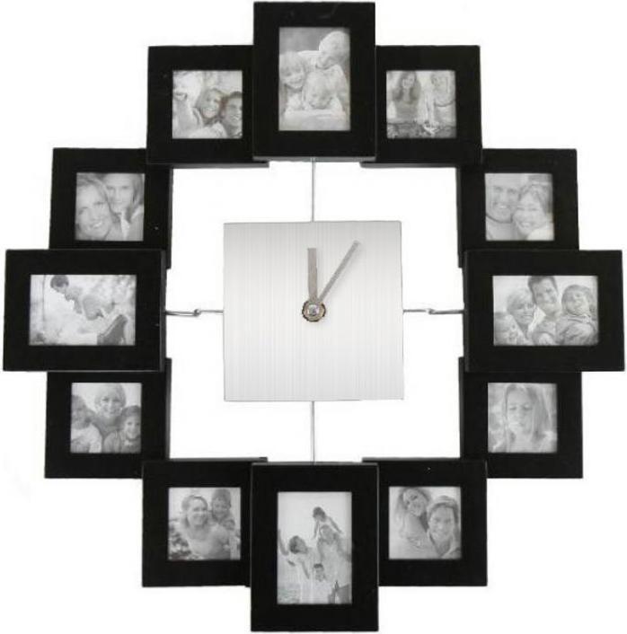 Actual product image TOP Photo wall clock (35.50 cm)