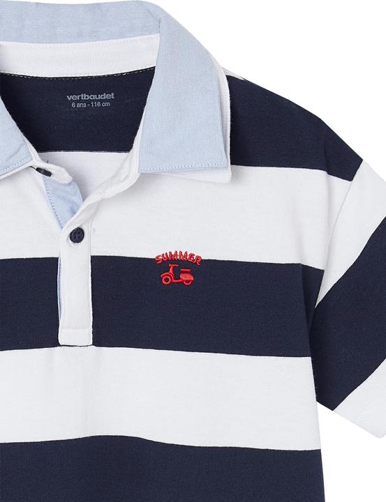 Immagine prodotto Vertbaudet Kinder Poloshirt mit Doppelkragen, Recycling-Baumwolle (92)