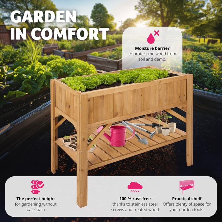 Actual product image tectake Raised bed