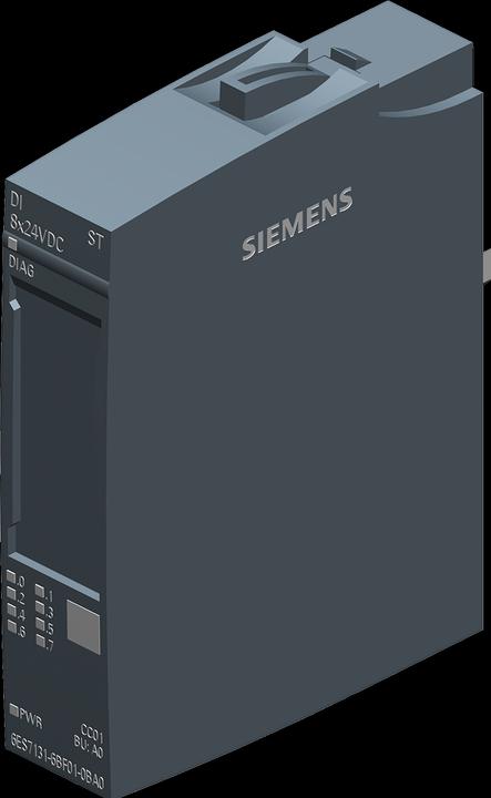 Image du produit Siemens 6ES7131-6BF01-0BA0 Alimentation et convertisseur de tension Indoor Multicolore