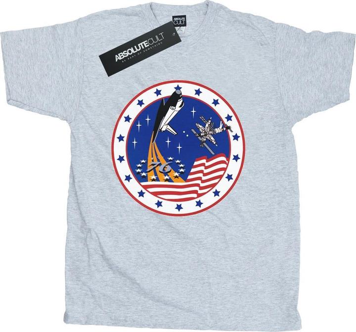 Actual product image Nasa Mens Classic Rocket 76 T-Shirt (XL)