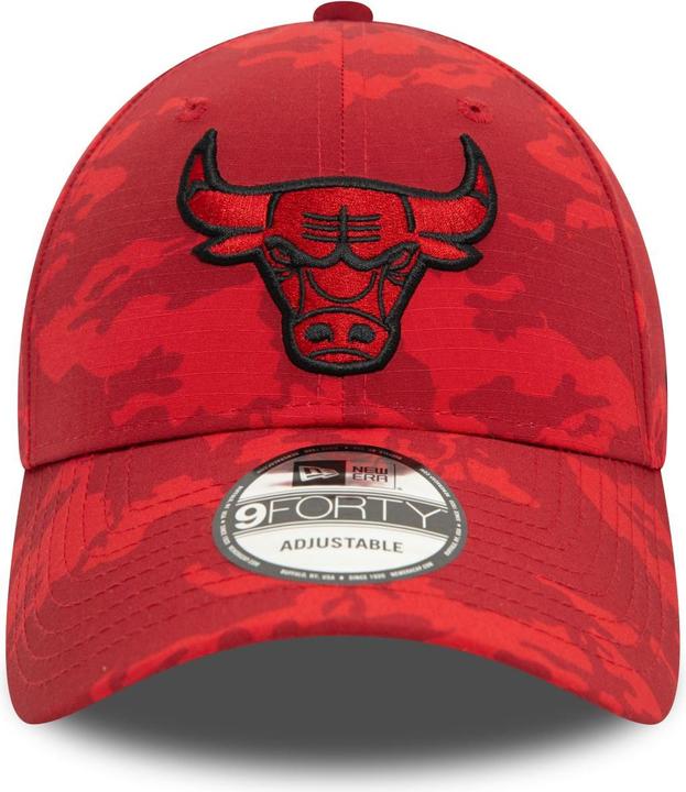 Image du produit New Era 9Forty Strap Cap - TONAL CAMO Chicago Bulls rouge