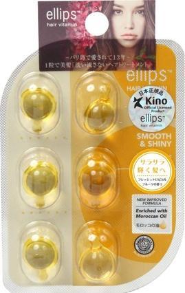 Image du produit Ellips Hair Vitamin Moroccan Oil Smooth and Shiny 6 Blister Packs de 6 Capsules