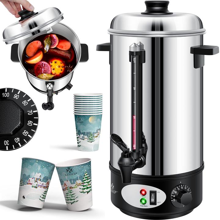 Immagine prodotto Kesser Bollitore Gluehwein 8L in acciaio inox (8 l)