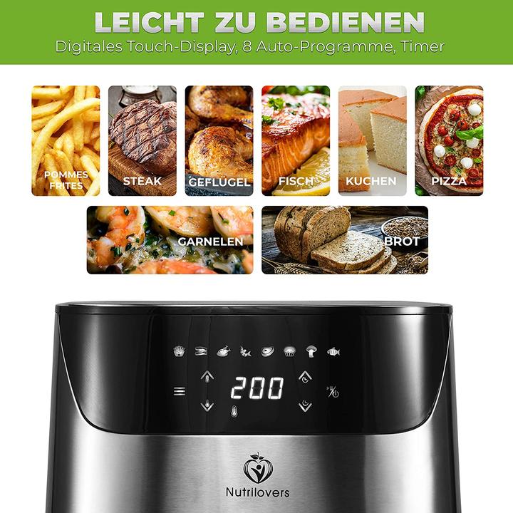 Actual product image Nutrilovers Hot Air Deep Fryer XXL