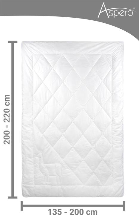 Image du produit Aspero Couette en alpaga CALAIS (1548 g, 155 x 220 cm)