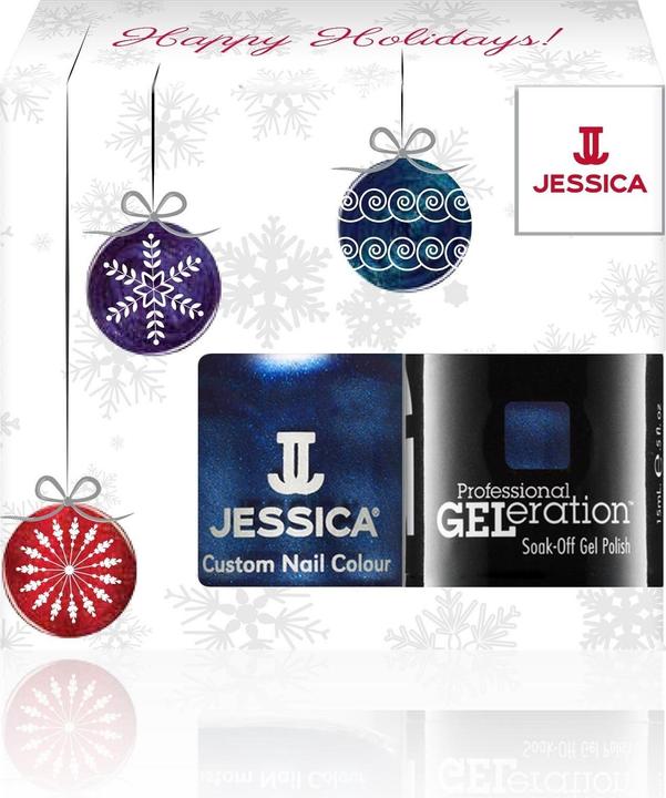 Produktbild Jessica Winter Set Custom Colors Nagellack Light Up The Sky - 148 Ml & 15 Ml