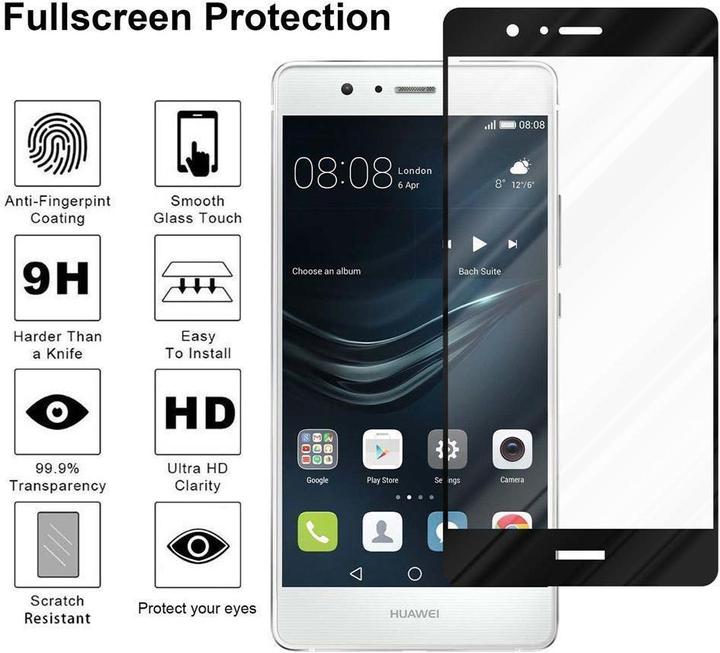 Image du produit Cadorabo Fullcover écran de protection en verre pour Huawei P10 LITE emballage de détail (1 pièce(s), Huawei P10 Lite)
