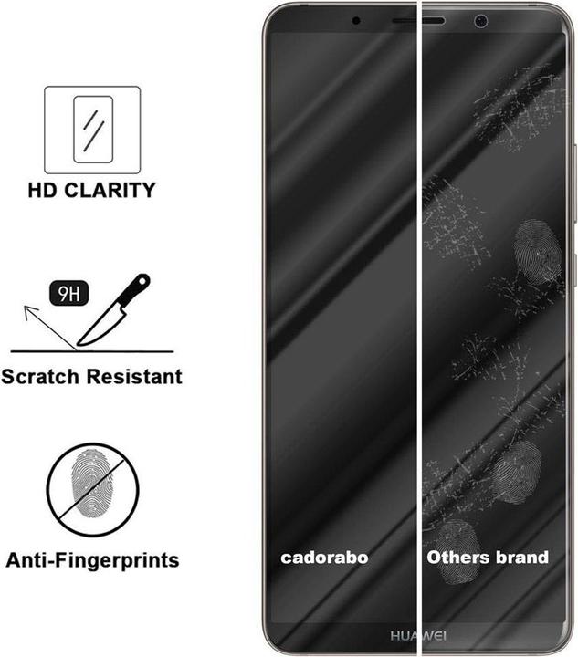 Image du produit Cadorabo Fullcover écran de protection en verre pour Huawei MATE 10 PRO Retail Packaging (1 pièce(s), Mate 10 Pro)