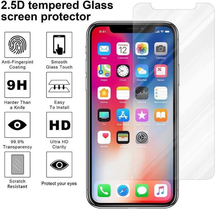 Produktbild Cadorabo Display Schutzglas für Apple iPhone X / XS (1 Stück, Apple iPhone X, Apple iPhone XS)