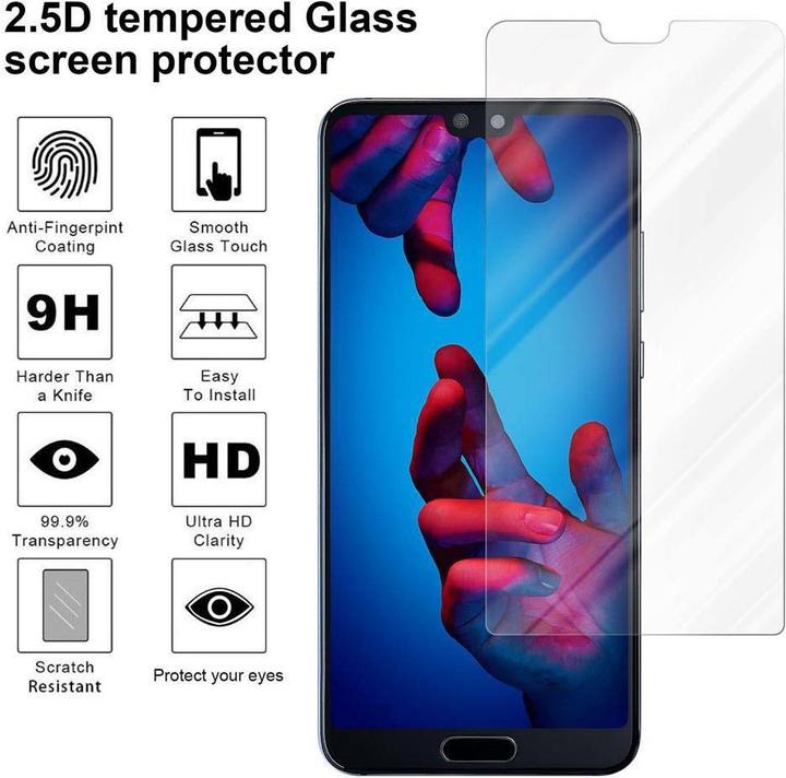 Actual product image Cadorabo Display protection glass for Huawei P20 PRO / P20 PLUS (1 Piece, Huawei P20 Pro)
