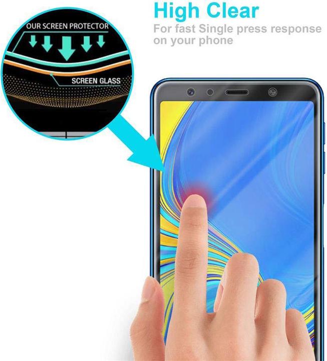 Immagine prodotto Cadorabo Vetro di protezione del display per Samsung Galaxy A8 PLUS 2018 (1 Pezzo/i, Samsung Galaxy A8+)