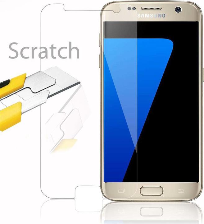 Actual product image Cadorabo Display protection glass for Samsung Galaxy S7 (1 Piece, Samsung Galaxy S21)