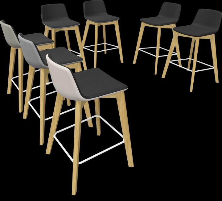 Immagine prodotto Narbutas Sgabello da bar Twist & Sit