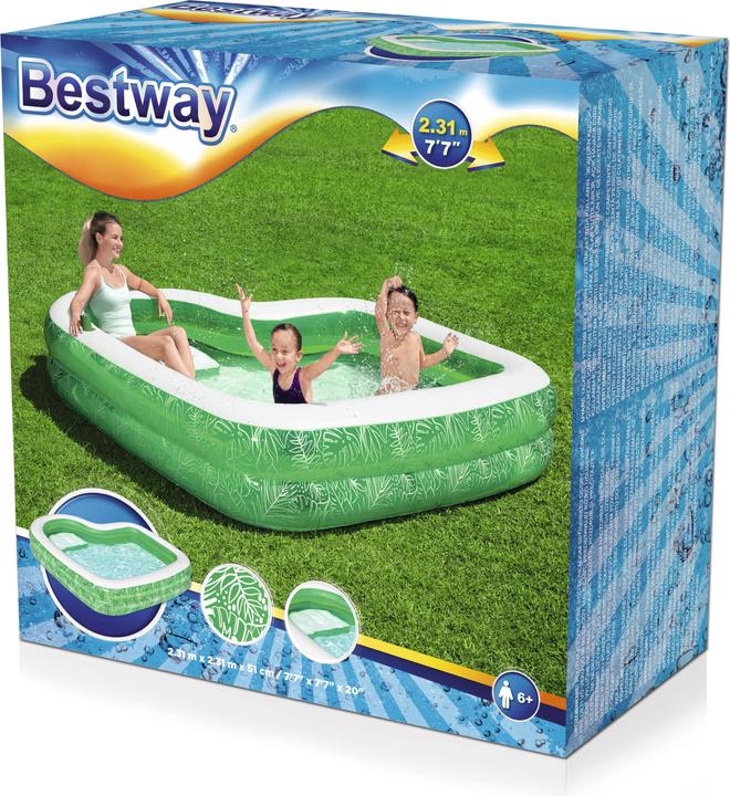 Image du produit Bestway Piscine rectangulaire Tropical Paradise