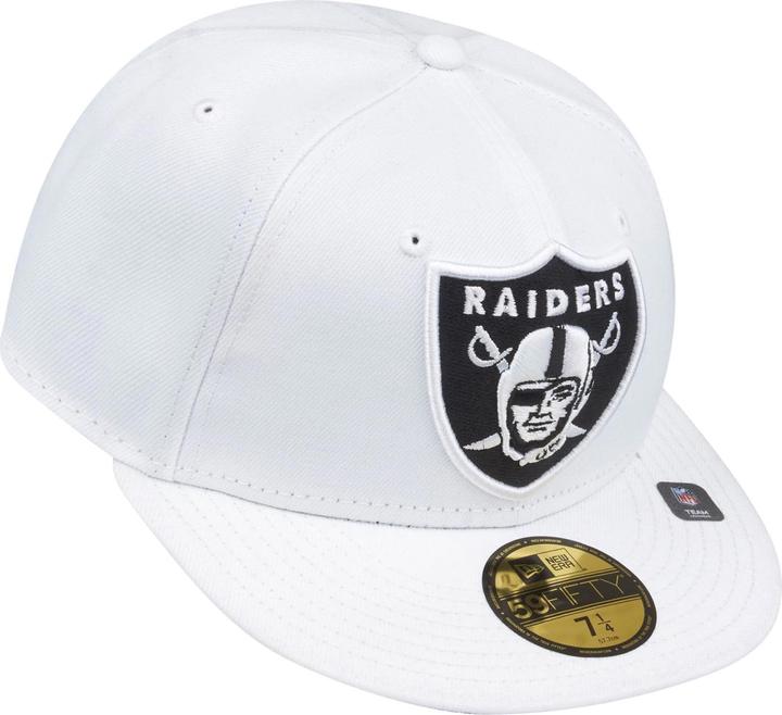 Produktbild New Era 59Fifty Cap - XL LOGO Las Vegas Raiders weiss - 7 1/8 (XL)