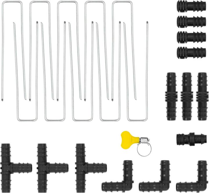 Image du produit Hillvert Tuyau goutte à goutte - 100 m - nombreux connecteurs (Tuyau d'égouttage + tube d'égouttage)