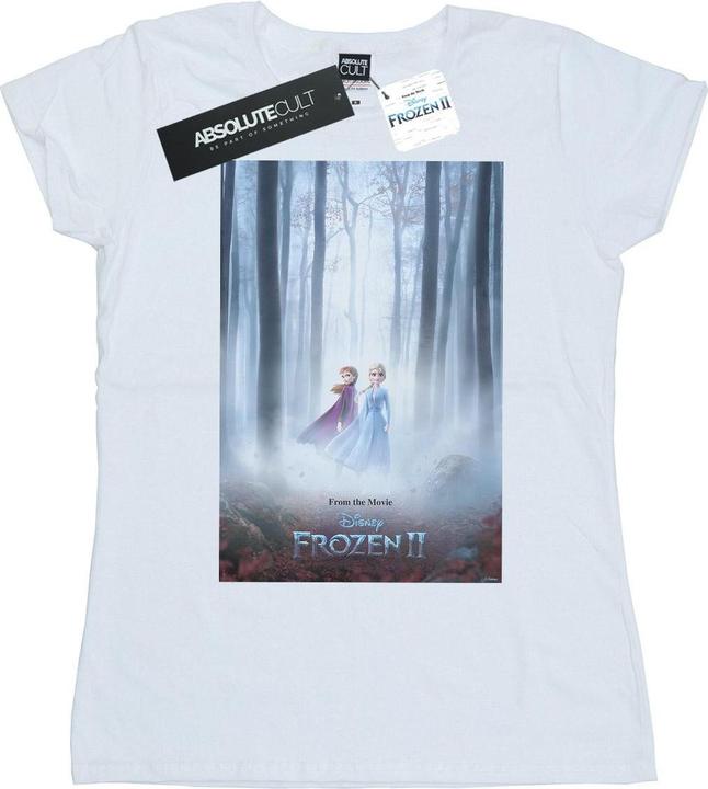 Actual product image Disney Womens/Ladies Frozen 2 Movie Poster Cotton T-Shirt (M)