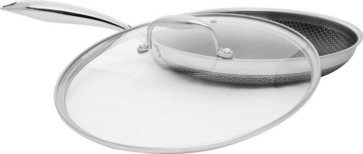 Kohersen Patelnia z pokrywką Black Cube 28cm (28 cm, Frying pan, Aluminium, Stainless steel)