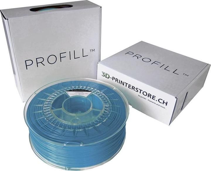 Actual product image 3d-printerstore.ch ABS ProFill Filament 1.75mm 1 kg sky blue RAL 5015 (ABS, 1.75 mm, 1000 g, Blue)