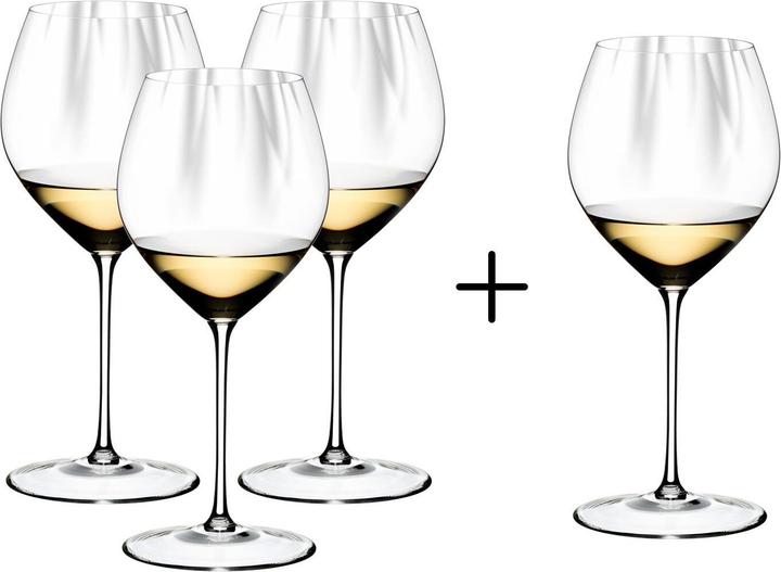 Actual product image Riedel Performance Chardonnay Pay 3 Get 4 (72.70 cl, 4 Glasses, White wine glasses)