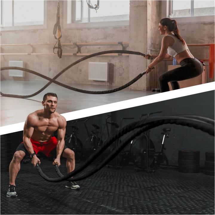 Image du produit Gorilla Sports Battle Rope dans diff. Longueurs et épaisseurs