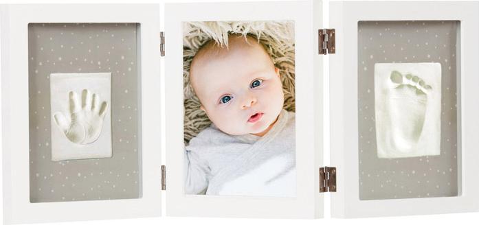 Actual product image Dooky Happy Hands impression set Baby Print Trible Frame