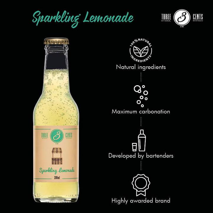 Image du produit Three Cents Lemonade pétillante (6 x 20 cl)